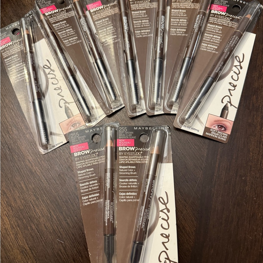 Maybelline Brow Precise Pencils - Soft Brown (Set of 9)